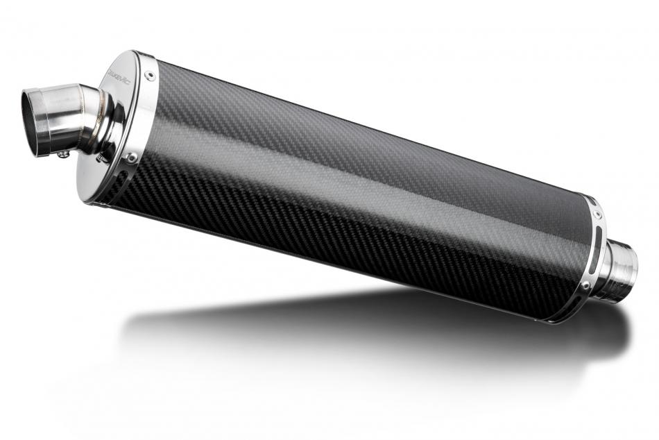 Royal Enfield 350 Classic 22-24 Bullet 23-24 KIT-Silencieux 450mm Ovale Carbone