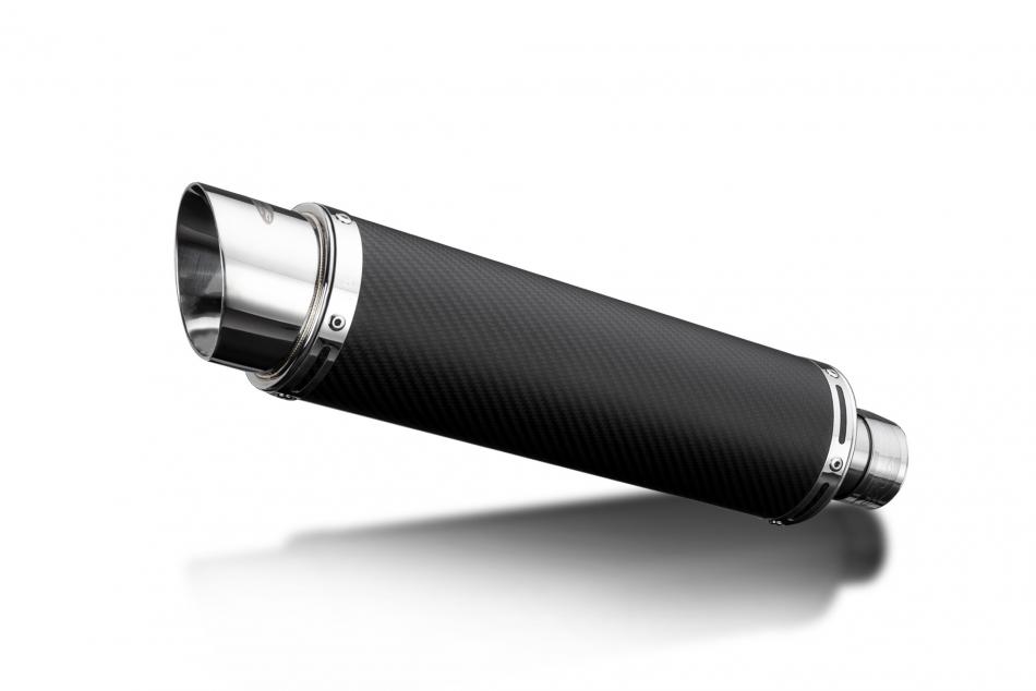 Royal Enfield 350 Classic 22-24 Bullet 23-24 KIT-Silencieux 350mm Rond Carbone