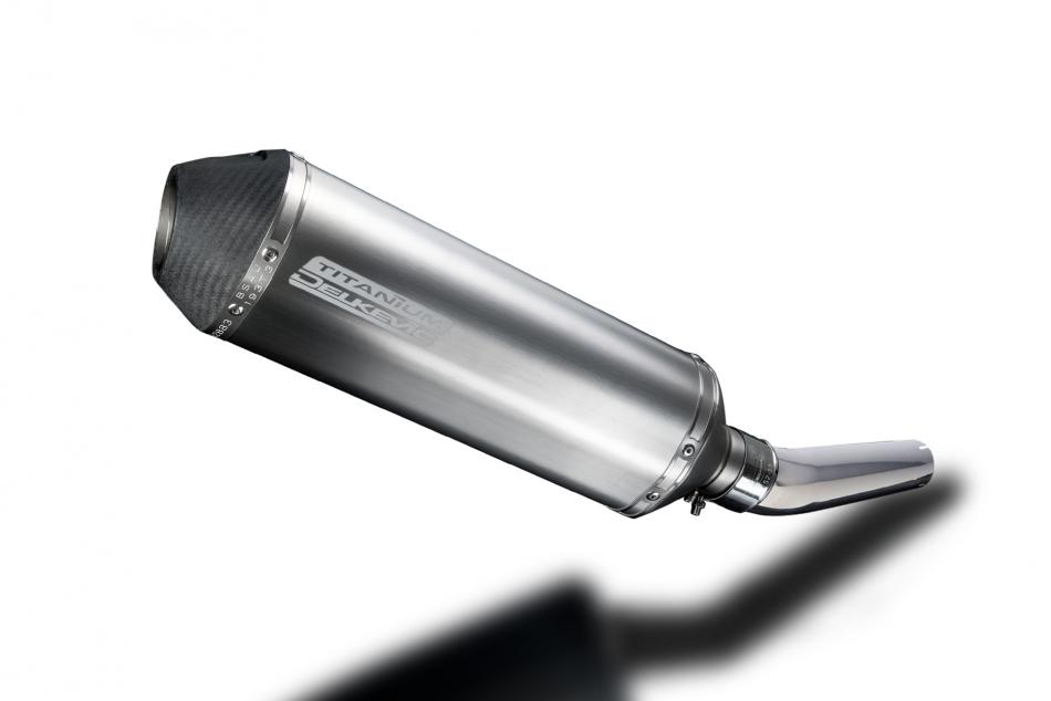 Honda CBF600S CBF600 2004-2007 Echappement KIT-Silencieux 343mm X-Ovale Titane