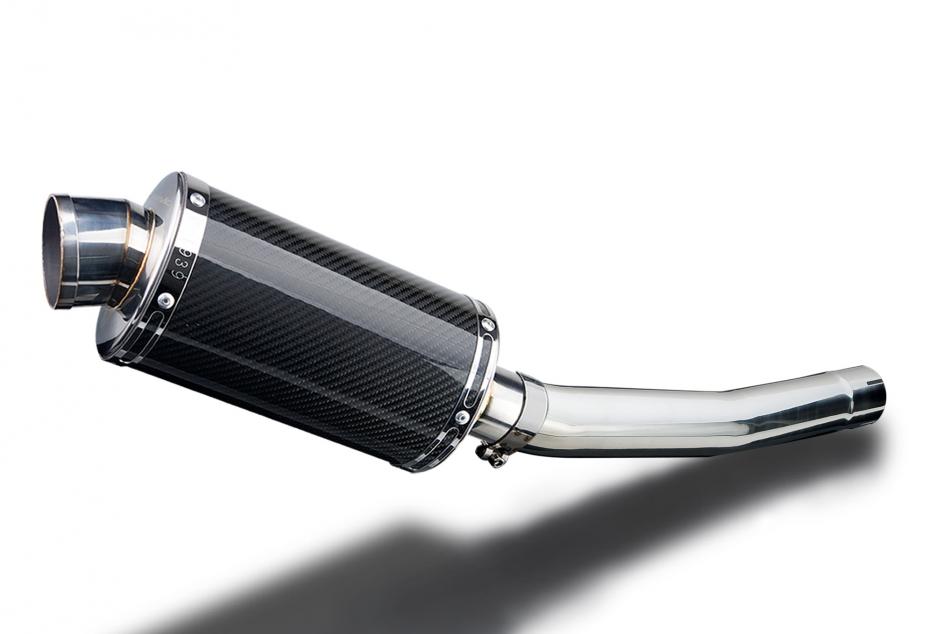 YAMAHA R6 YZF-R6 1998-02 Echappement Silencieux 225mm Ovale Carbone PISTE