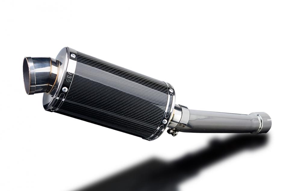 YAMAHA FZS1000 FAZER 2000-05 Echappement silencieux 225mm Ovale Carbone PISTE