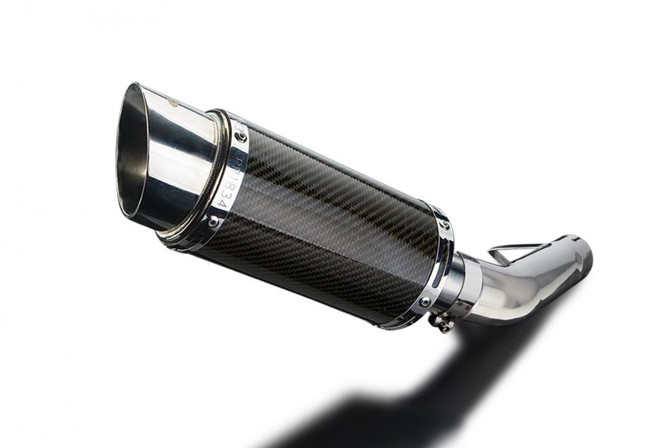 YAMAHA FZS600 FAZER 1998-03 Echappement Silencieux 200mm Rond Carbone PISTE