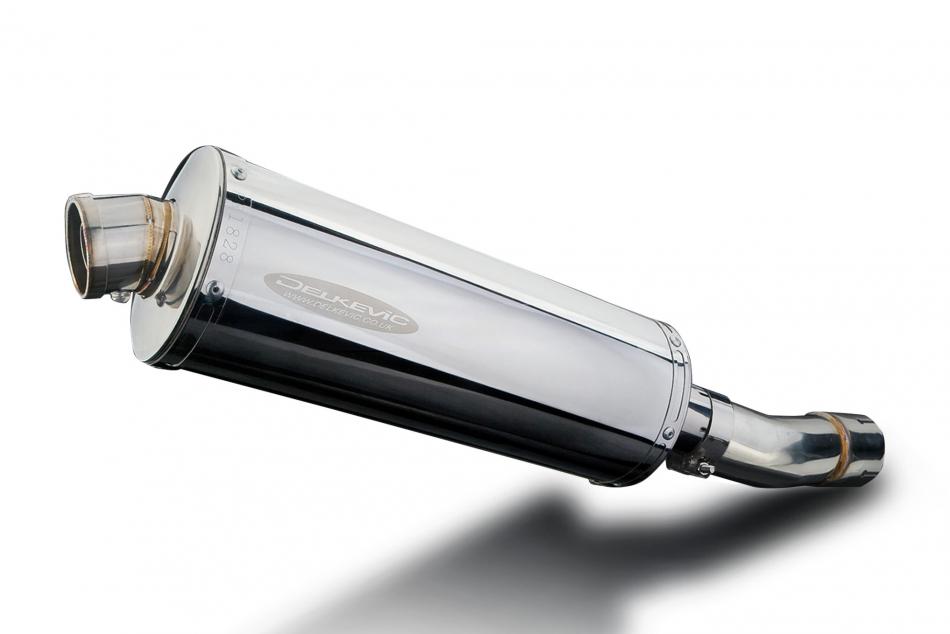 SUZUKI SV650 SV650S SV400 98-02 Echappement Silencieux 350mm Ovale Inox