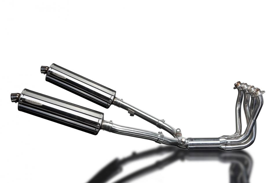 HONDA CBR1100XX BLACKBIRD 1996-2009 Echappement 4-2 Complet Pot 450mm Ovale Inox