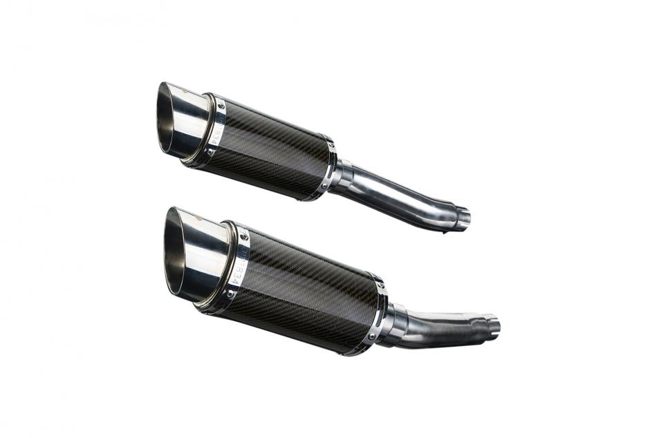 YAMAHA TRX850 1995-1999 Echappement Silencieux 200mm Rond Carbone PISTE