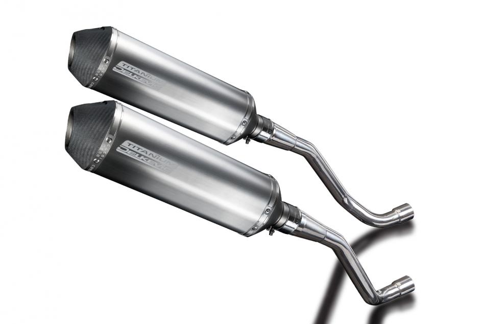 Yamaha XT660X XT660R 2004-2016 Echappement KIT-Silencieux 343mm X-Ovale Titane