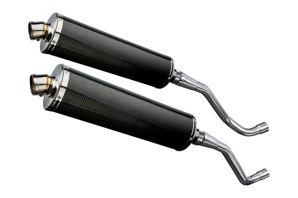 YAMAHA XT660X XT660R 2004-2016 Echappement Silencieux 450mm Ovale Carbone