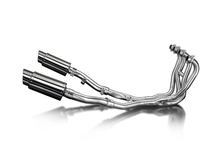 KAWASAKI ZZR400 ZZR600 SystÃ¨me Complet Mini Rond Inox Echappement