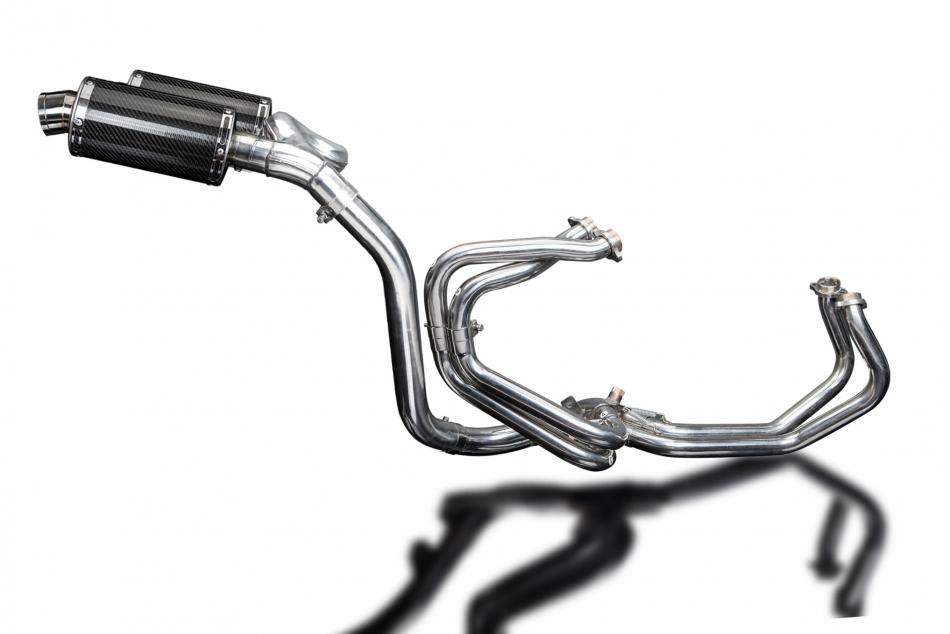 HONDA VFR800 VTEC 2002-2013 Echappement Complet 4-2 DECAT 225 OvaleCarbone PISTE