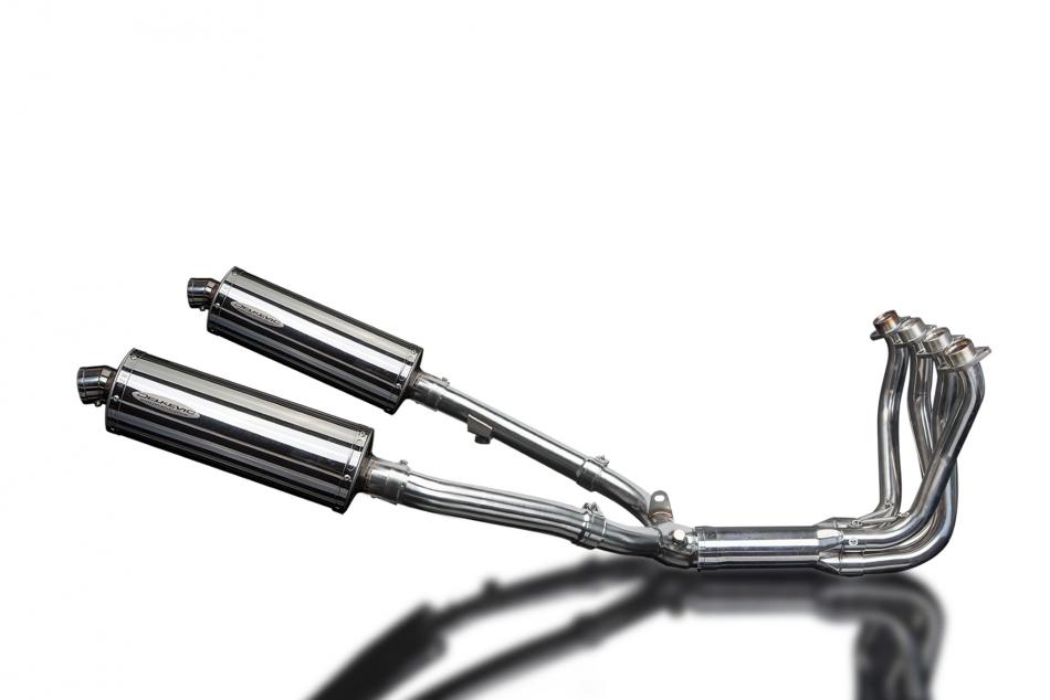 HONDA CBR1100XX BLACKBIRD 1996-2009 Echappement 4-2 Complet Pot 350mm Ovale Inox