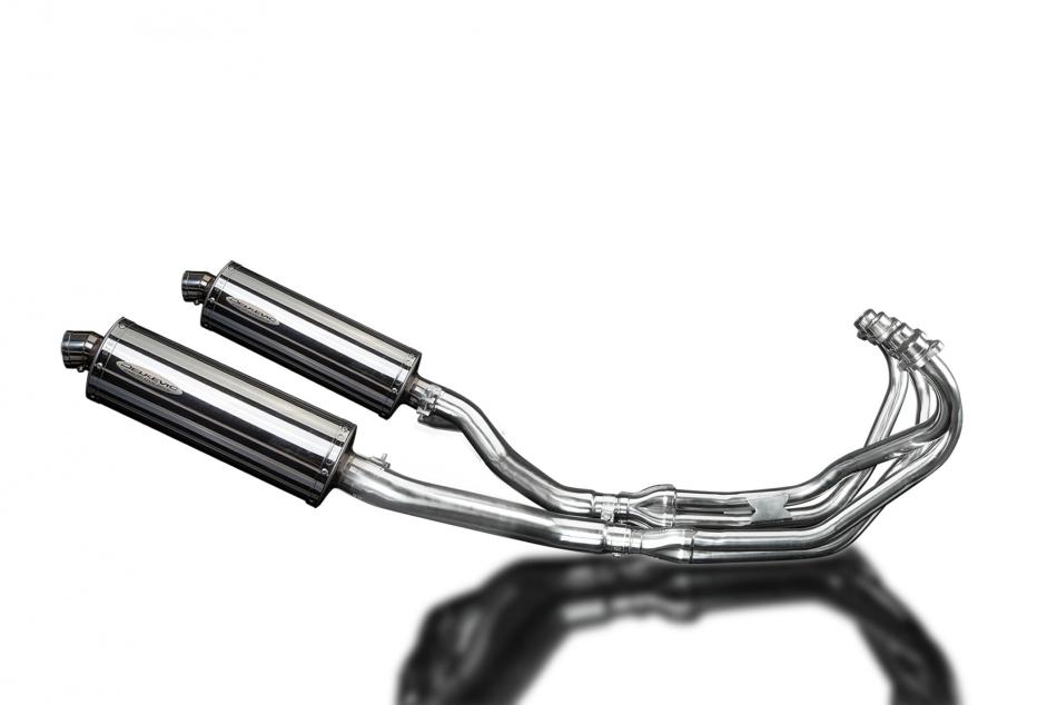 YAMAHA XJ600 DIVERSION 1992-2004 Echappement Complet 4-2 Pot 350mm Ovale Inox