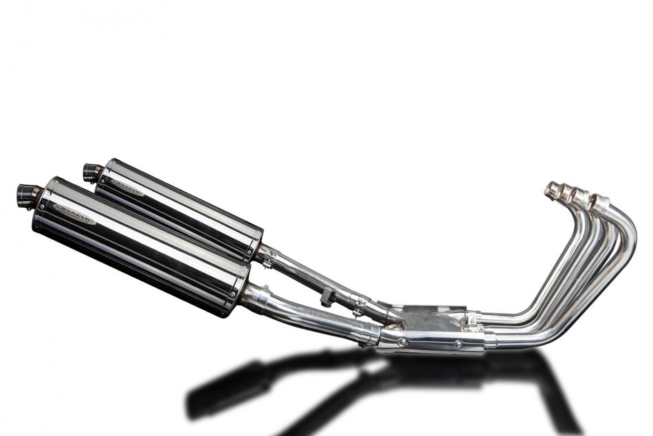 YAMAHA XJR1300 SP 1998-2006 Echappement 4-2 Complet 450mm Ovale Inox