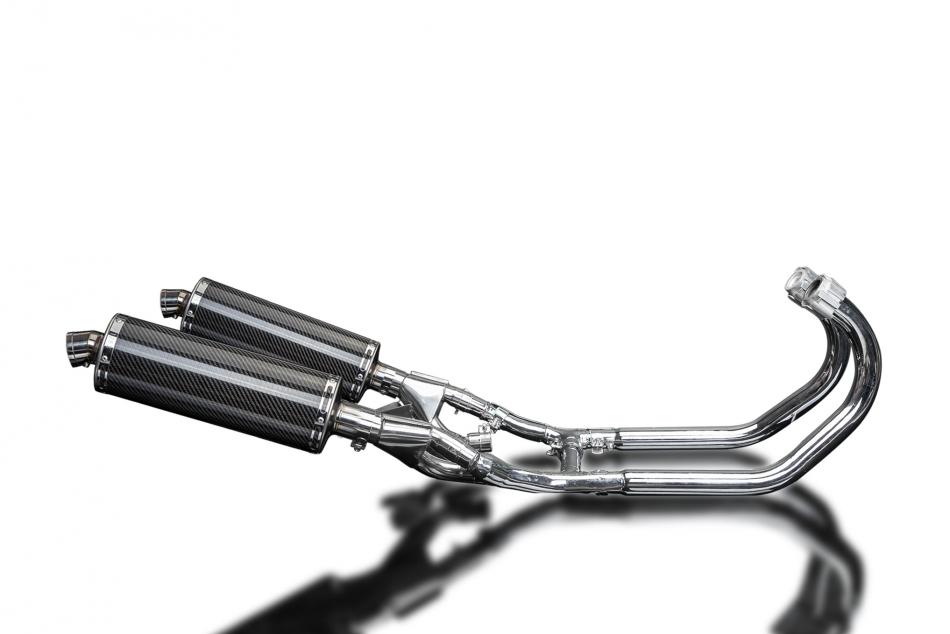 YAMAHA V-MAX VMX1200 1984-2007 Echappement 4-2 Complet 350mm Ovale Carbone