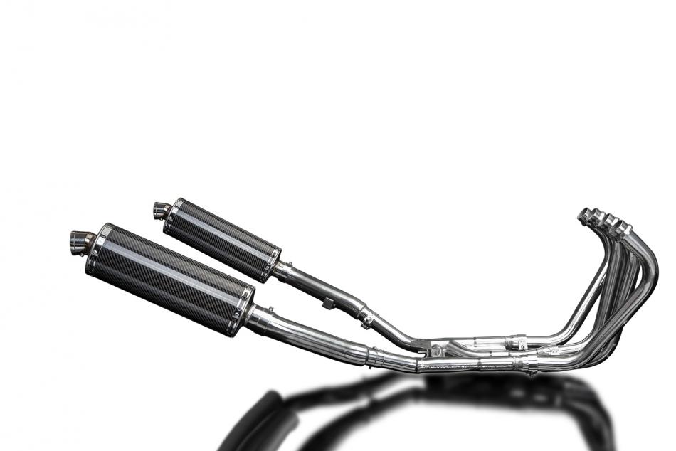 YAMAHA XJ900 DIVERSION 1994-2003 Echappement Complet 4-2 Pot 350mm Ovale Carbone