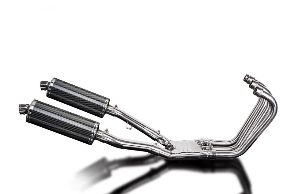 YAMAHA FJ1200 3CV 1988-1990 Echappement 4-2 Complet 350mm Ovale Carbone