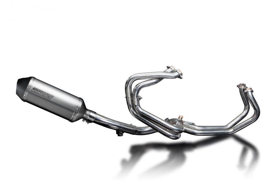 Honda VFR800FI 1998-2001 Echappement Complet 4-1 Silencieux 260mm X-Ovale Titane