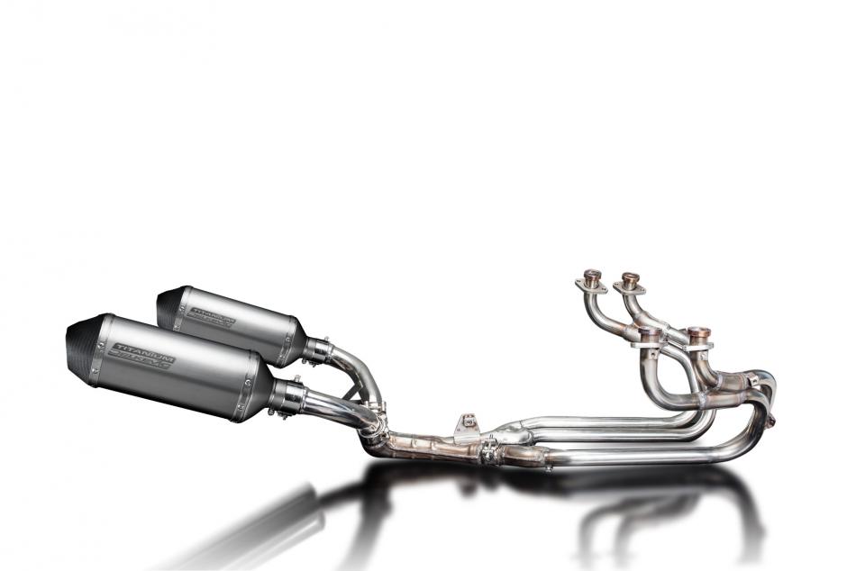 Honda ST1100 Pan European 89-03 Echappement 4-2 Silencieux 260mm X-Ovale Titane