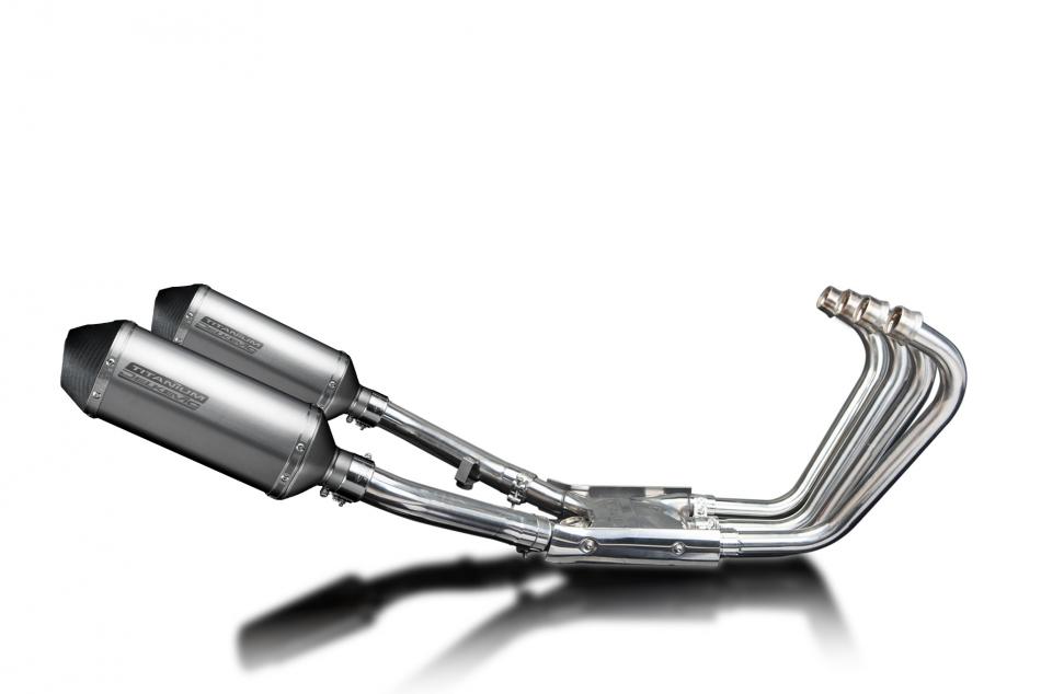 Yamaha XJR1300 1998-2006 Echappement Complet 4-2 Silencieux 260mm X-Ovale Titane