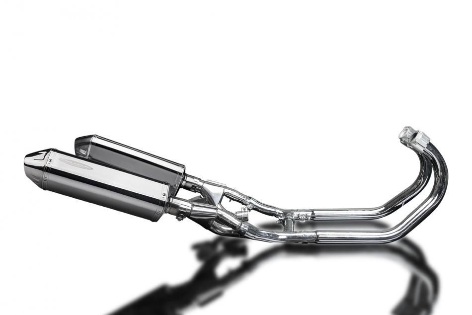 YAMAHA V-MAX VMX1200 84-07 Echappement Complet 4-2 Silencieux 320 Tri-Ovale Inox