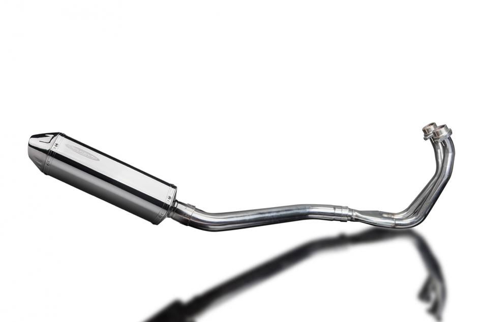 YAMAHA TDM850 1991-2001 Echappement Complet 2-1 Silencieux 320mm Tri-Ovale Inox