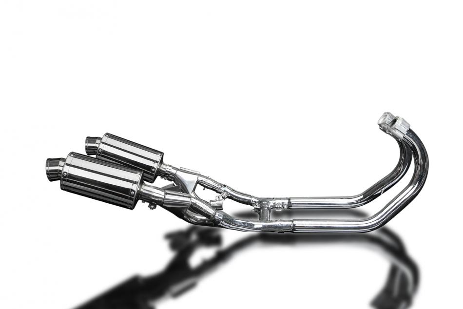 YAMAHA V-MAX VMX1200 84-07 Echappement Complet 4-2 Pot 225 Ovale Inox PISTE