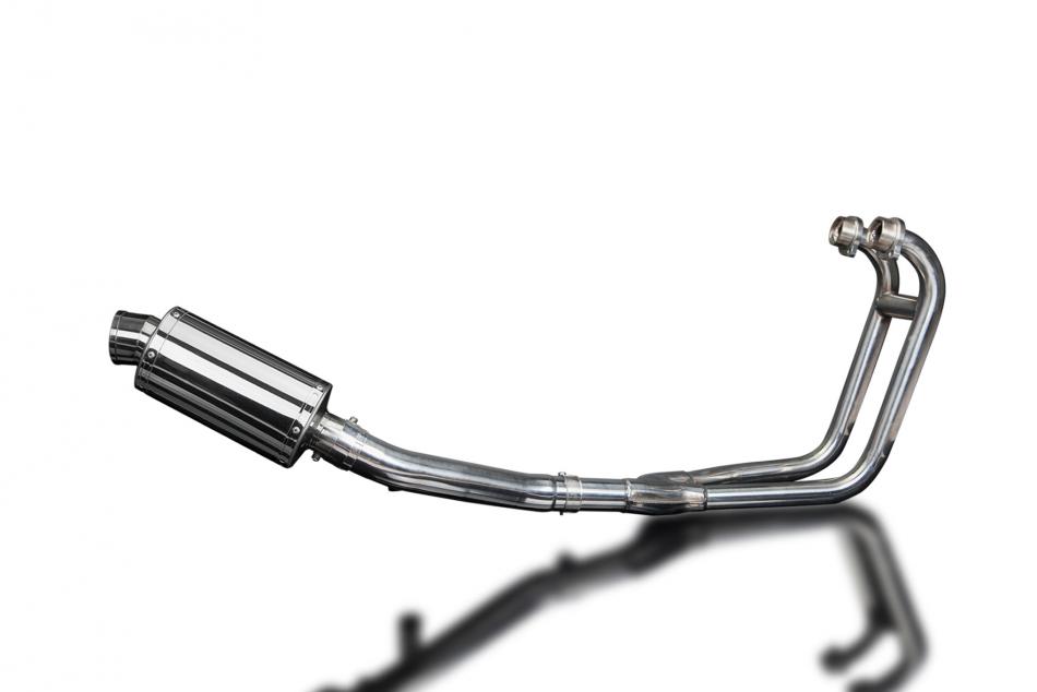 SUZUKI GS500E GS500F 1989-2009 Echappement 2-1 Complet 225mm Ovale Inox PISTE