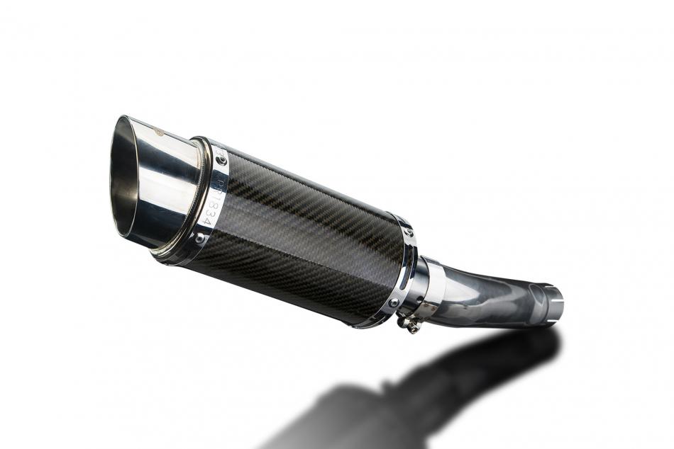 SUZUKI GSXR750 GSX-R750 08-10 Echappement Silencieux 200mm Rond Carbone PISTE