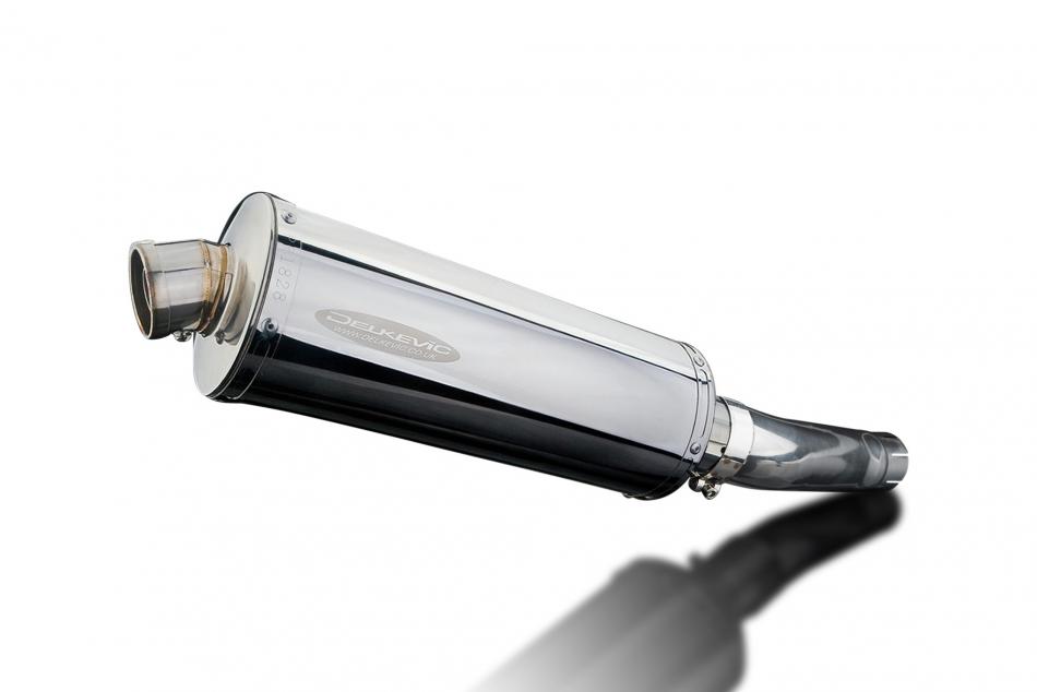 SUZUKI GSXR750 2008-2010 Echappement Silencieux 350mm Ovale Inox