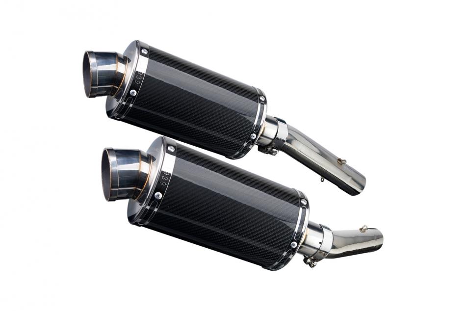 APRILIA TUONO 1000R/FACTORY 2006-2010 Echappement Pot 225mm Ovale Carbone PISTE