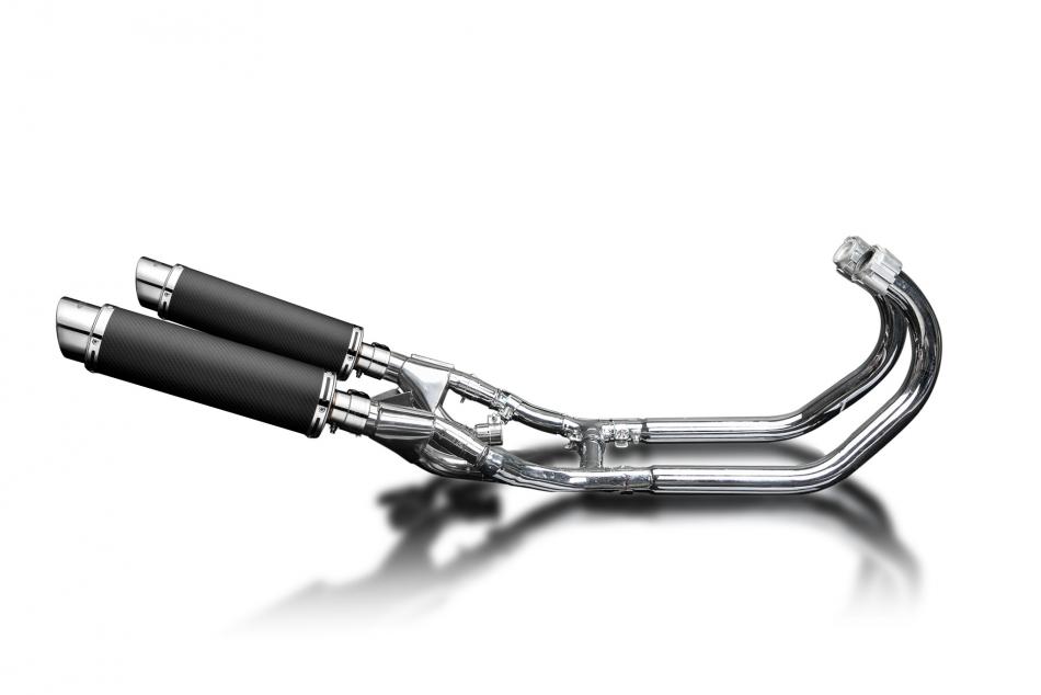 YAMAHA V-MAX VMX1200 84-07 Echappement Complet 350mm rond Carbone silencieux