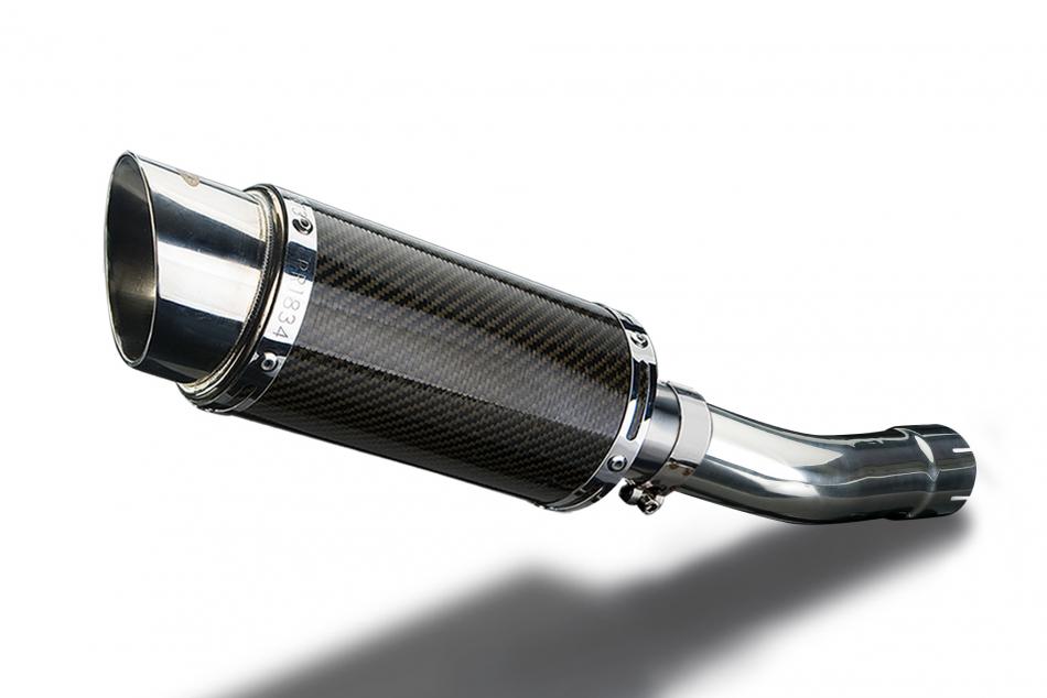SUZUKI GSX1250 FA 2010-2016 Echappement Silencieux 200mm Rond Carbone PISTE