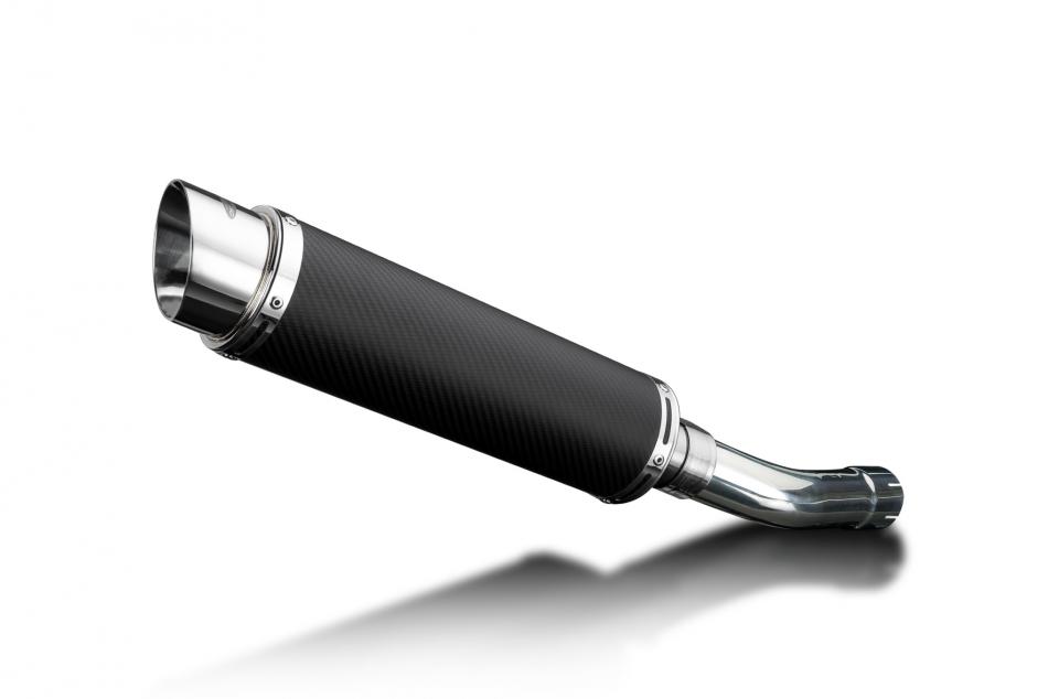 SUZUKI GSX650 F 2007-2016 Echappement Silencieux 350mm Rond Carbone
