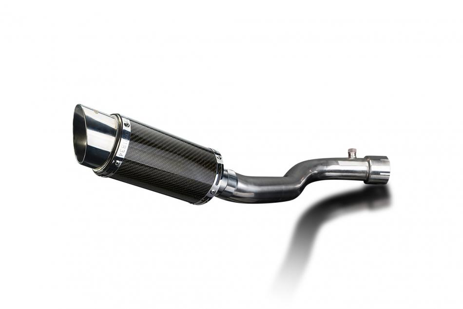 SUZUKI GSX-R1000 K7 K8 2007-08 Echappement DECAT pot 200mm Rond Carbone PISTE