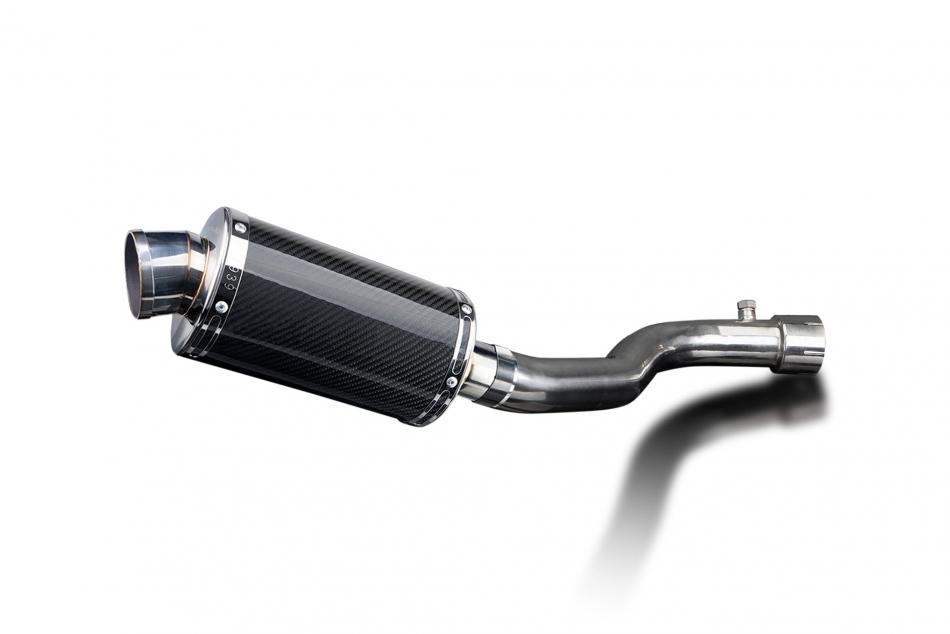 SUZUKI GSXR1000 2007-2008 Echappement DECAT Silencieux 225mm Ovale Carbone PISTE