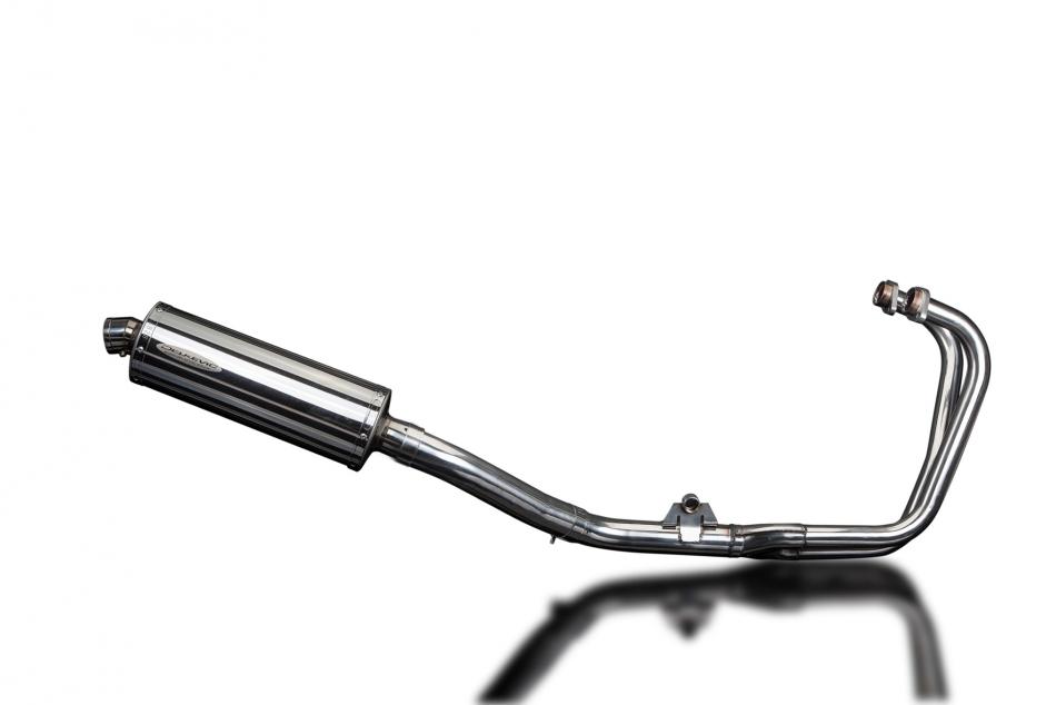 HONDA CBF500-A-ABS 2004-2008 Echappement 2-1 Complet 350mm Ovale Inox