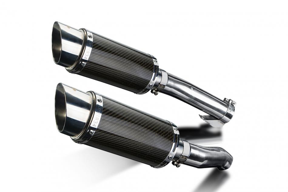 KAWASAKI Z1000SX ABS 2010-2019 Echappement Silencieux 200mm Rond Carbone PISTE