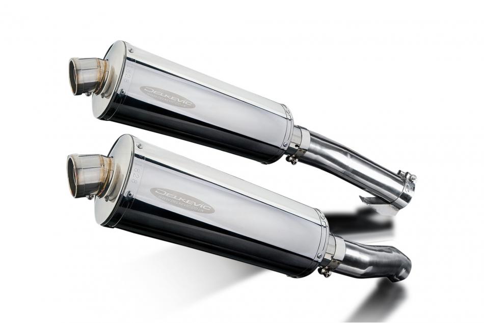 KAWASAKI Z1000SX ABS 2010-2019 Echappement Silencieux 350mm Ovale Inox