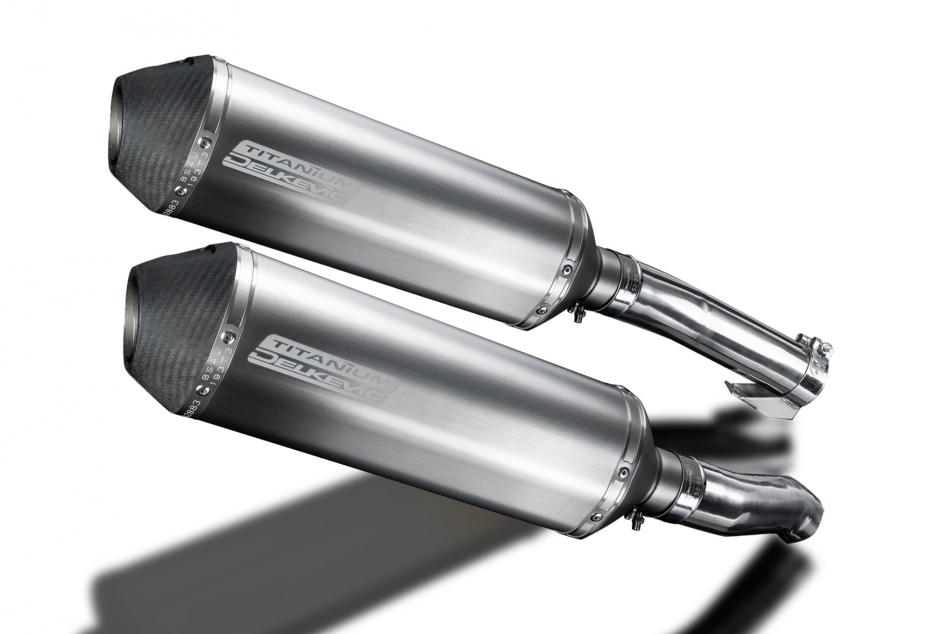 KAWASAKI Z1000SX 2010-2019 Echappement Silencieux 343mm X-Ovale Titane