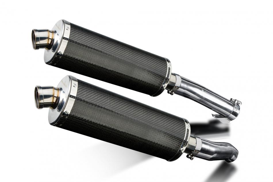 KAWASAKI Z1000SX ABS 2010-2019 Echappement Silencieux 350mm Ovale Carbone