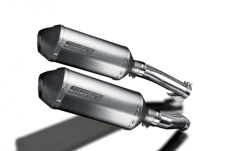 KAWASAKI Z1000SX ABS 2010-2019 Echappement Silencieux 260mm X-Ovale Titane