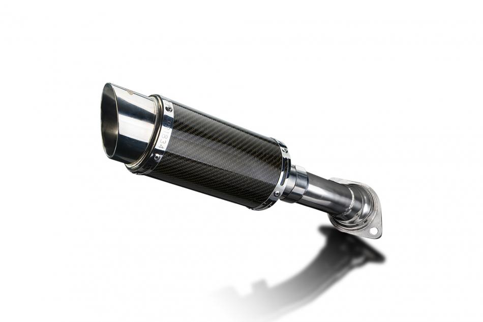 HONDA VFR750 1990-1993 Echappement Silencieux 200mm Rond Carbone PISTE