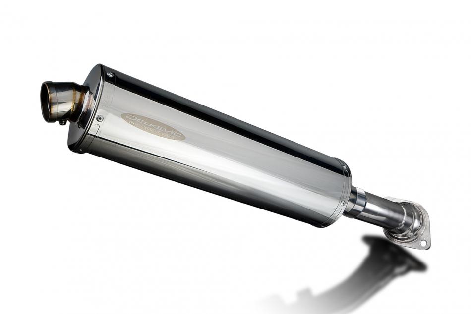 HONDA VFR750 1990-1993 Echappement Silencieux 450mm Ovale Inox