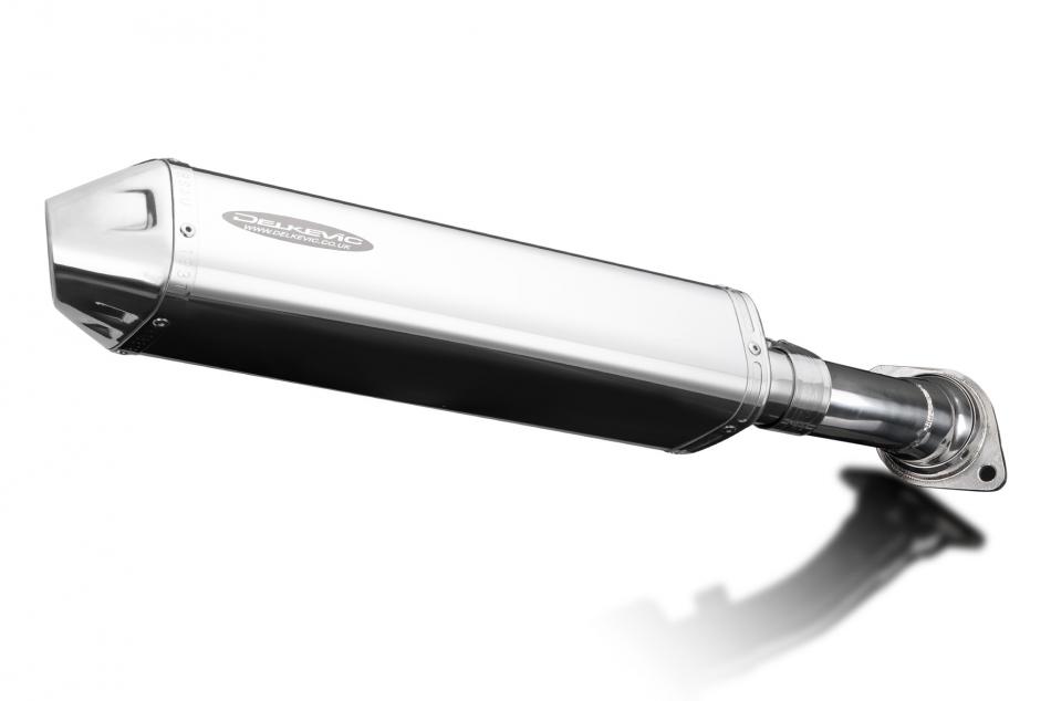 Honda VFR750 1990-1993 Echappement KIT-Silencieux 420mm Tri-Ovale Inox