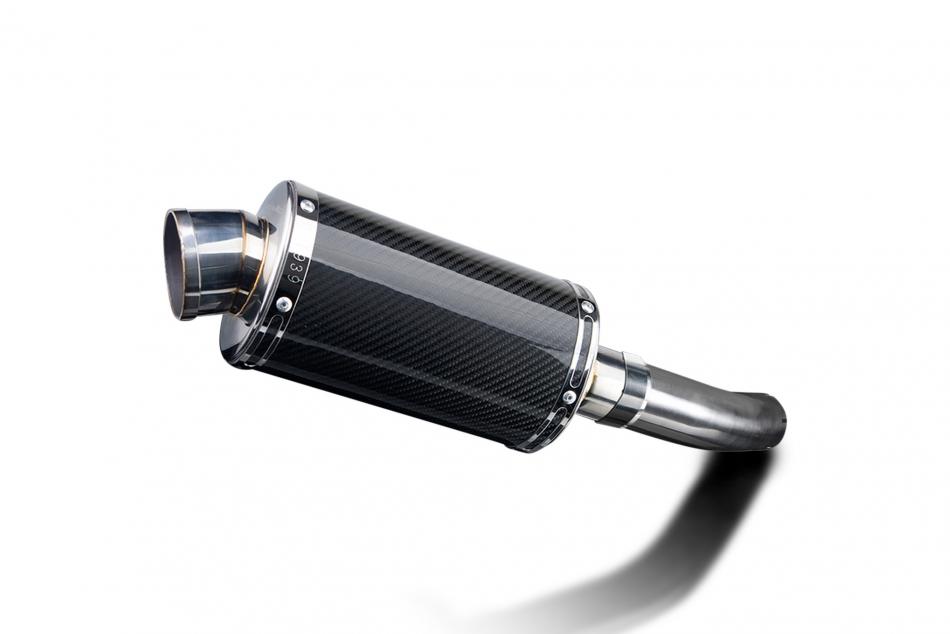 SUZUKI GSX-S750 GSR750 2011-2019 Echappement Silencieux 225mm Ovale Carbon PISTE