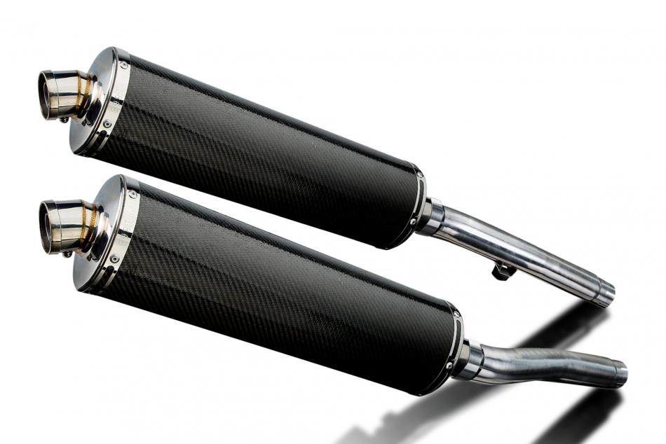 TRIUMPH TRIDENT 750 900 1991-93 Echappement Silencieux 450mm Ovale Carbone