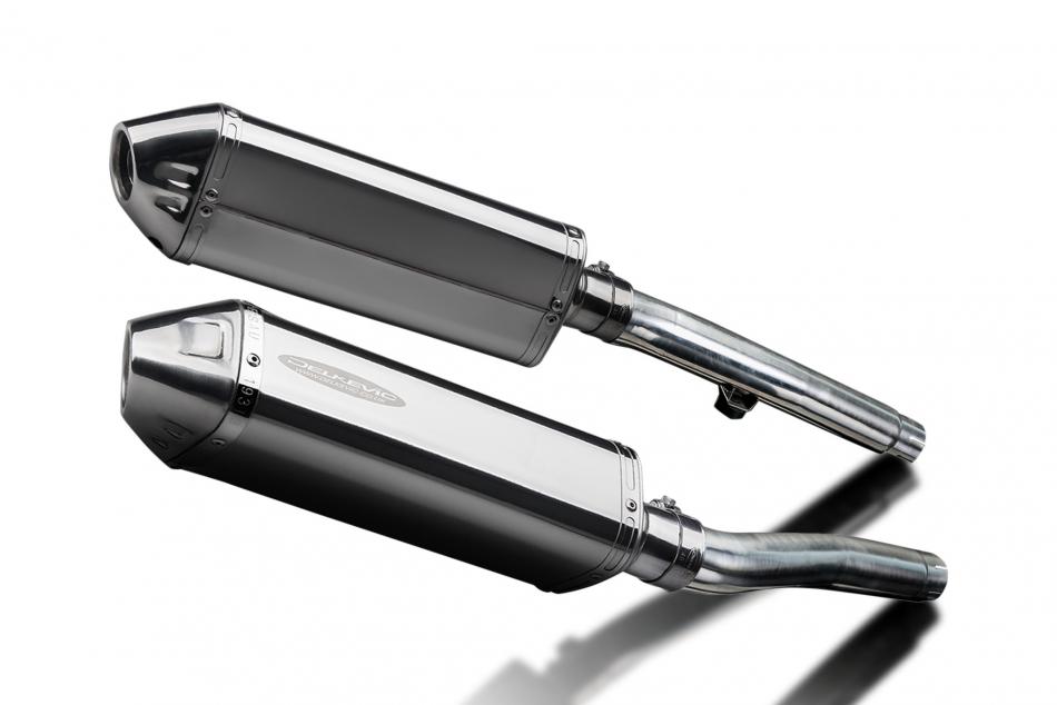 TRIUMPH TRIDENT 750 900 1991-1993 Echappement Silencieux 320mm Tri-Ovale Inox