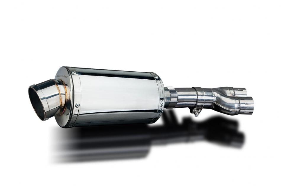 HONDA NTV600 NTV650 REVERE 1988-1999 Echappement Silencieux 225 Ovale Inox PISTE