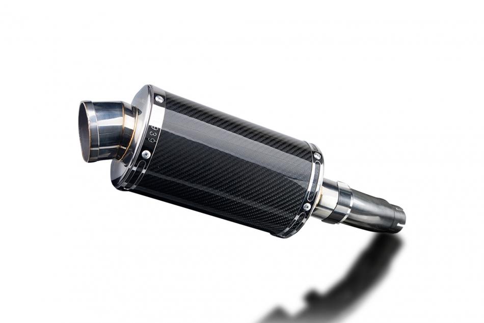 SUZUKI SFV650 GLADIUS 09-16 Echappement Silencieux 225mm Ovale Carbone PISTE