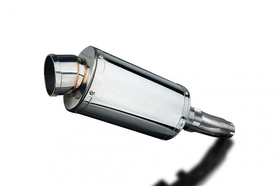 SUZUKI SFV650 GLADIUS 2009-2016 Echappement Silencieux 225mm Ovale Inox PISTE