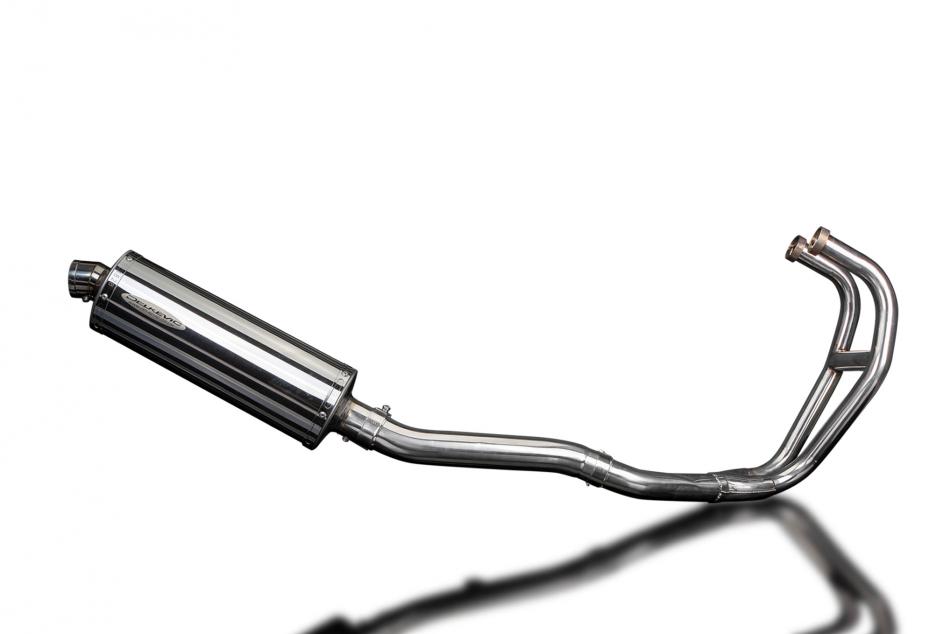 KAWASAKI GPZ500S GPZ400S 1987-2007 Echappement 2-1 Complet 350mm Ovale Inox